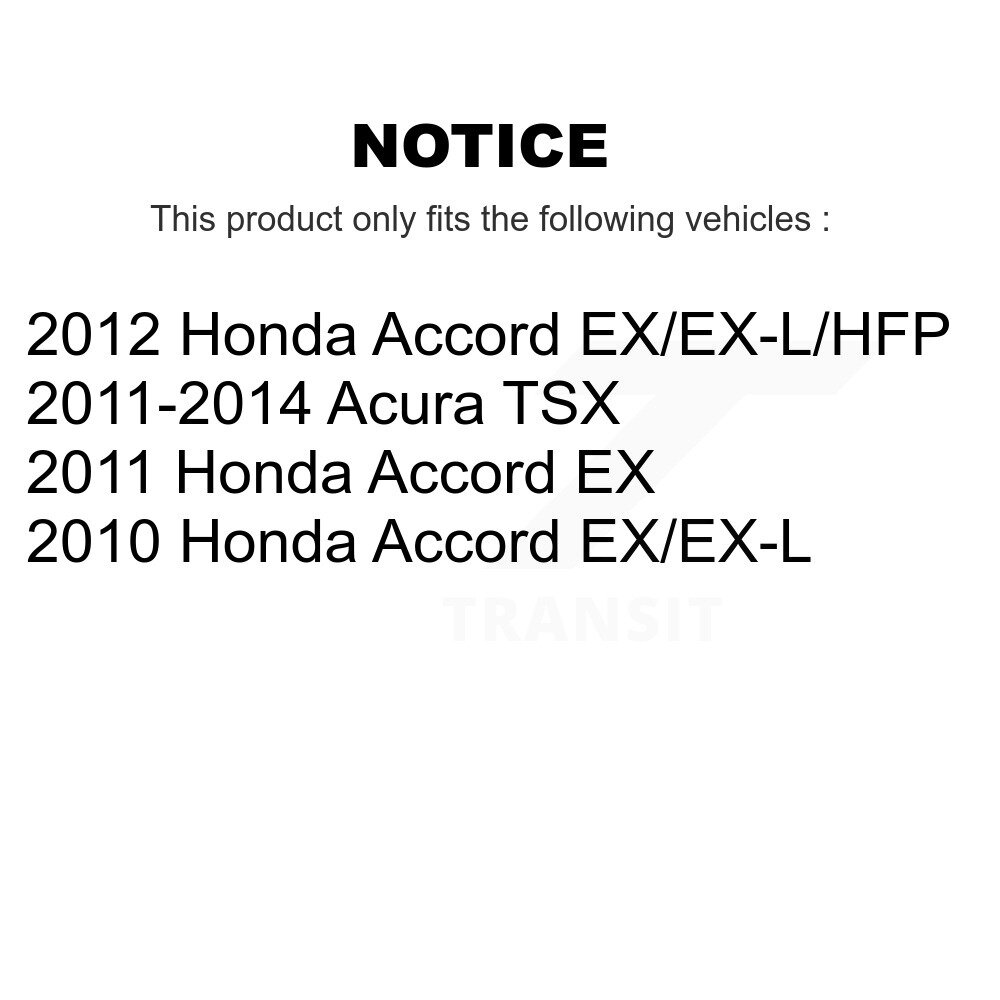 [Front] Semi-métalliques avant Plaquettes de frein pour Honda Accord Acura TSX PPF-D1506
