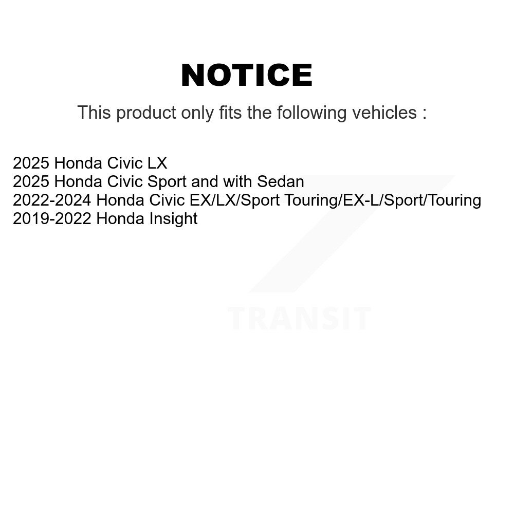 [Front] Semi-métalliques avant Plaquettes de frein pour Honda Civic Insight PPF-D2185