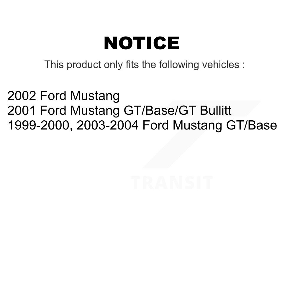 [Front] Semi-métalliques avant Plaquettes de frein pour Ford Mustang PPF-D804