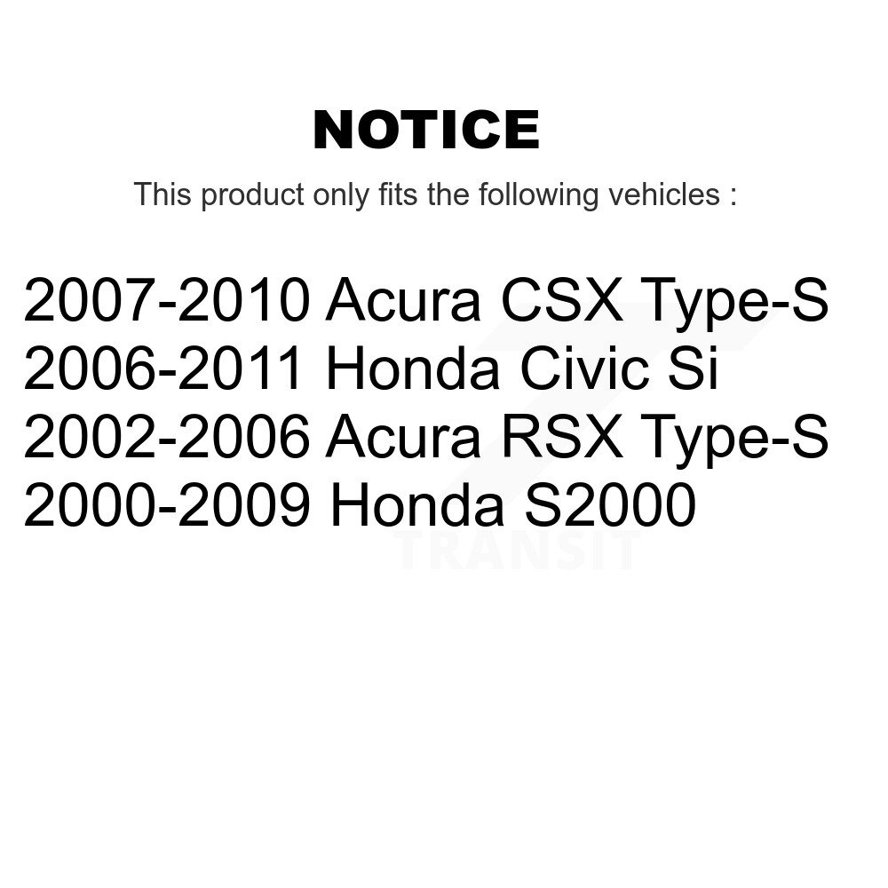 [Front] Semi-métalliques avant Plaquettes de frein pour Honda Civic Acura CSX RSX S2000 PPF-D829