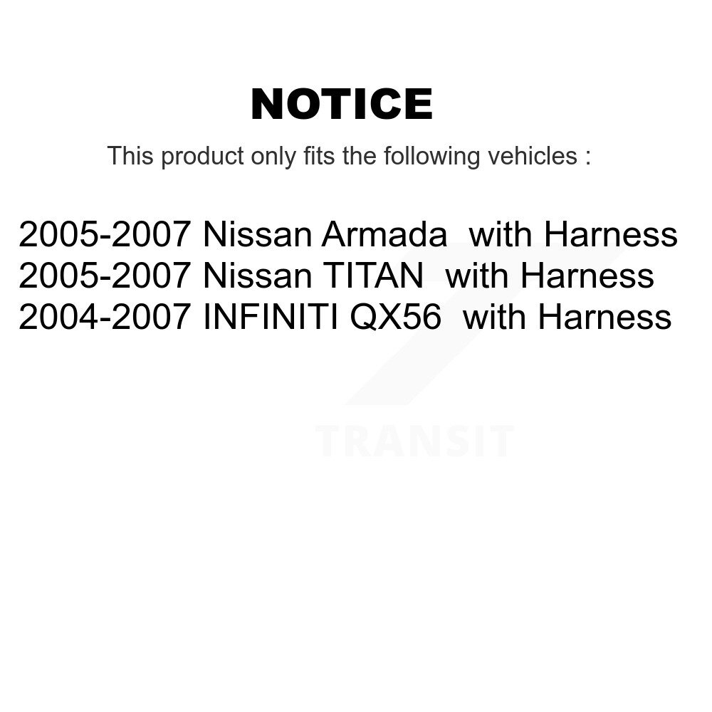 [Front] Capteur de vitesse de roue avant ABS pour Nissan TITAN INFINITI QX56 Armada avec harnais
