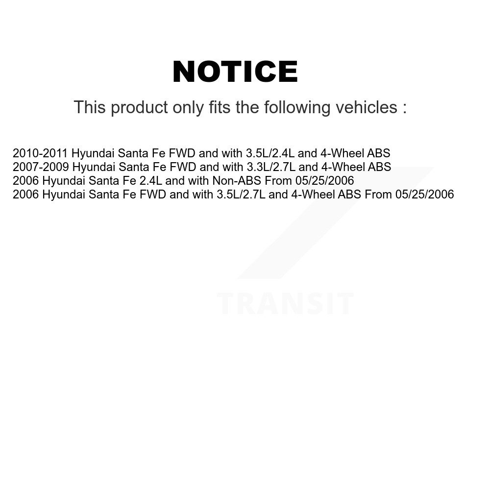 [Arrière droite] Arrière droit ABS Capteur de vitesse de roue Wiring Harnais pour Hyundai Santa Fe