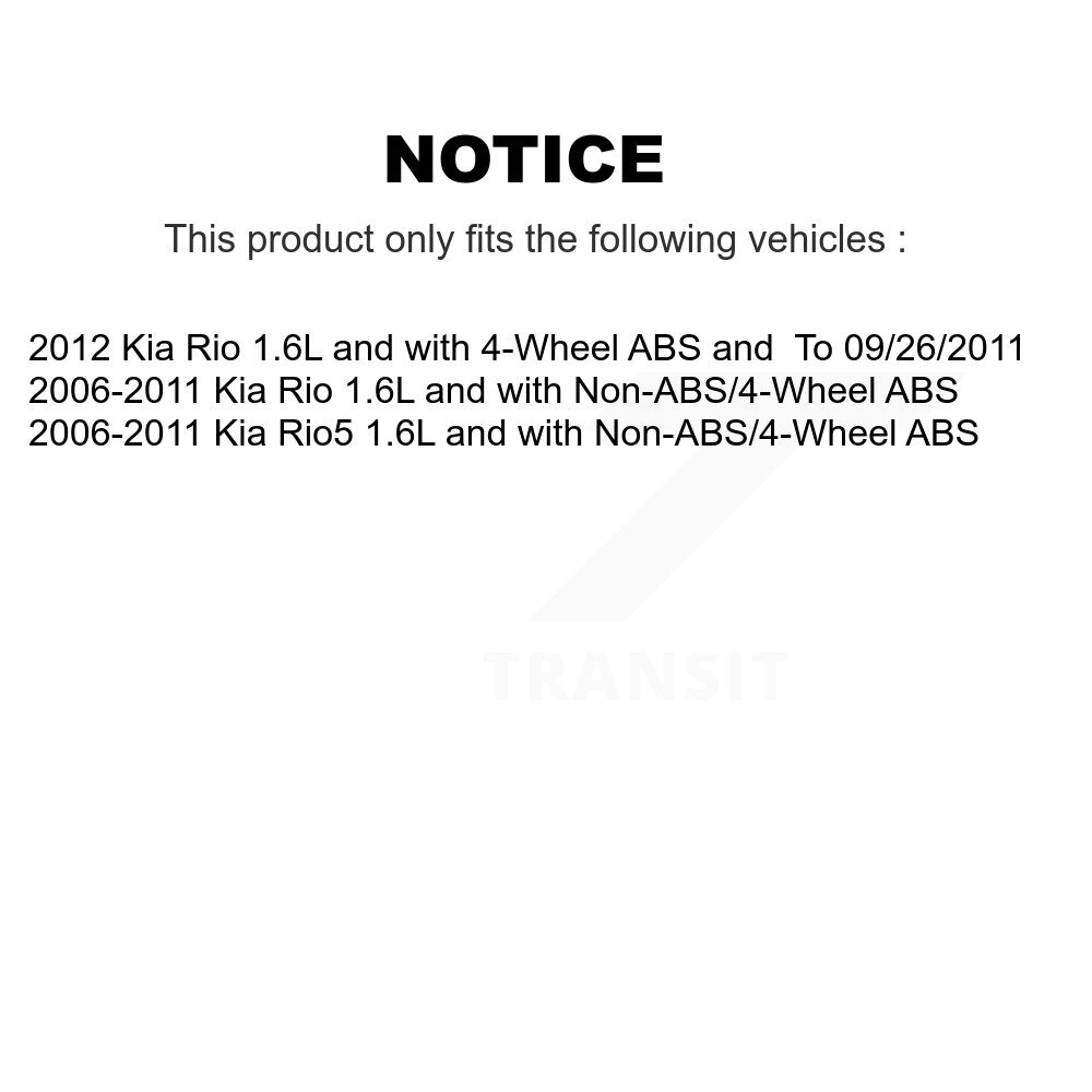 [Arrière gauche] Arrière gauche ABS Capteur de vitesse de roue Harnais de câblage pour Kia Rio Rio5 SEN-2ABS0917
