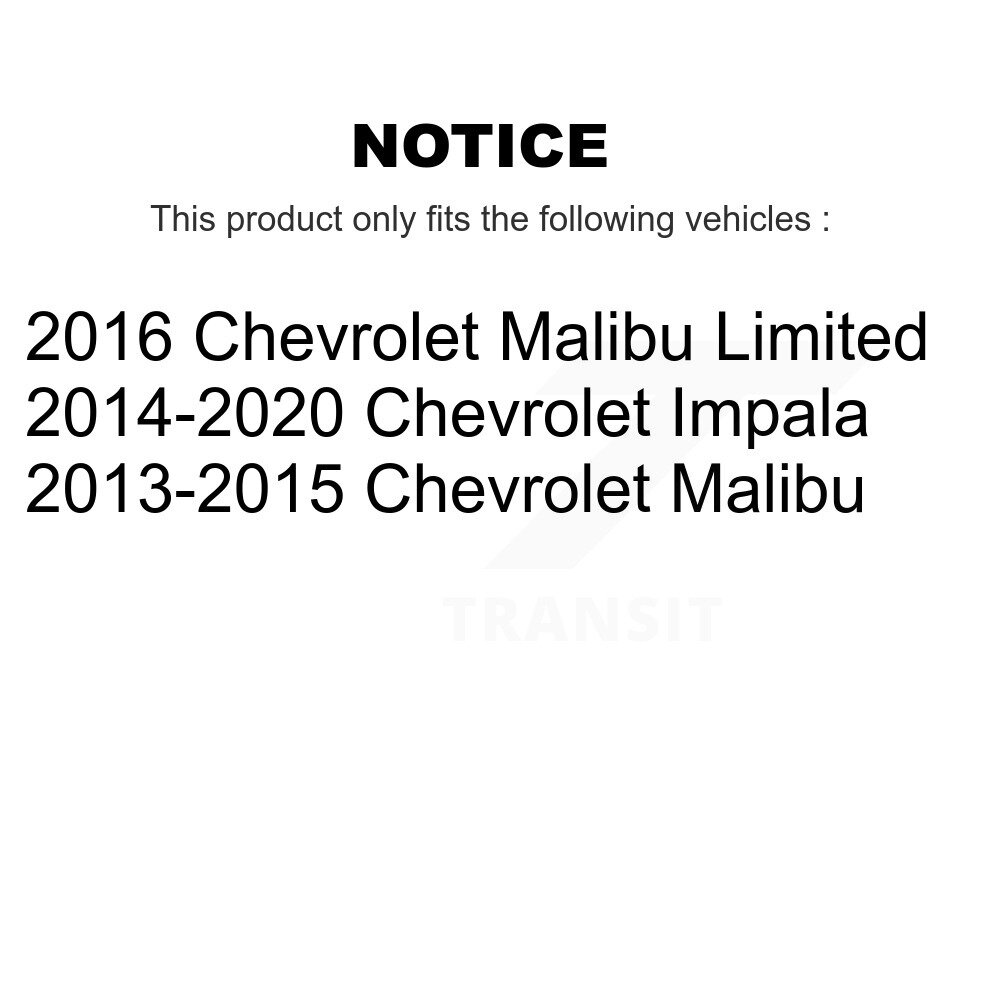 [Arrière gauche] Capteur de vitesse de roue ABS arrière pour Chevrolet Malibu Impala Limited SEN-2ABS0998