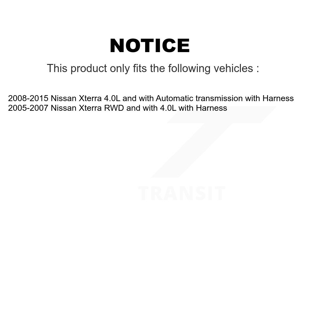 [Arrière gauche] Capteur de vitesse de roue ABS arrière gauche pour Nissan Xterra avec harnais SEN-2ABS1370