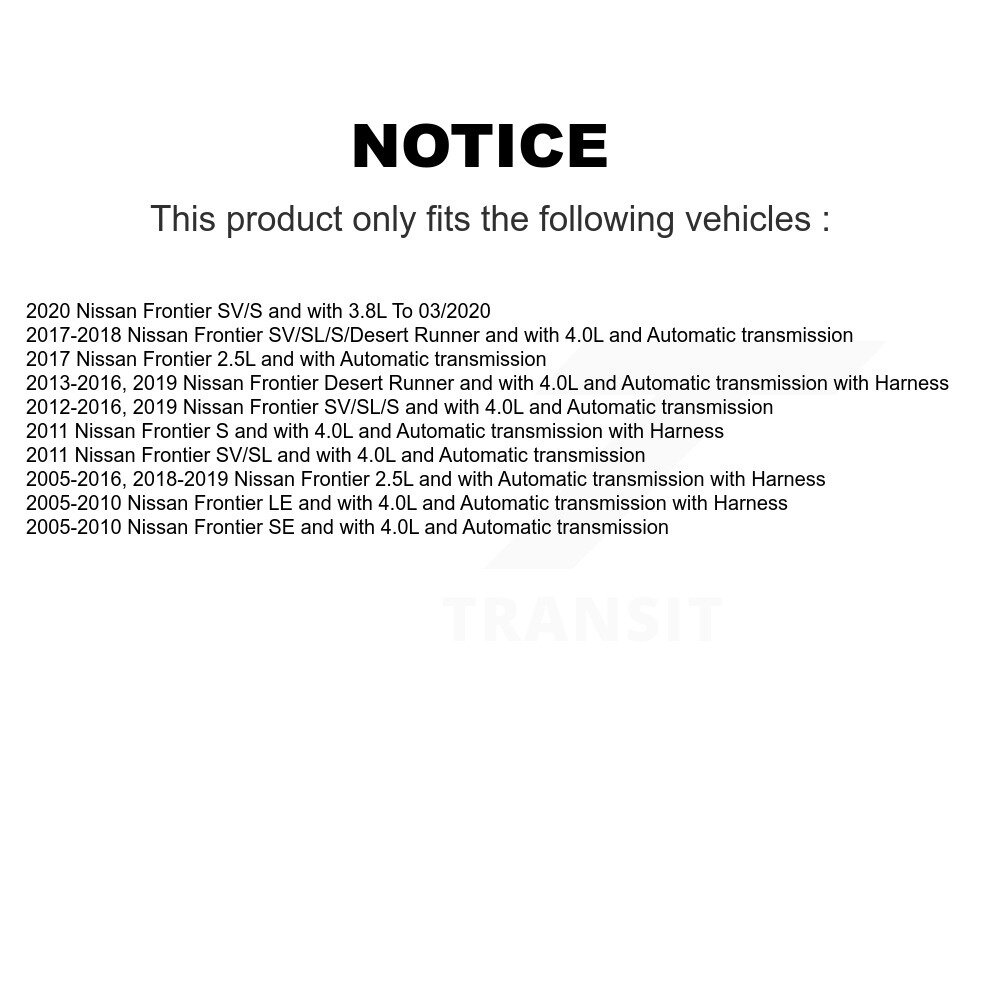 [Arrière droite] Capteur de vitesse arrière droit ABS pour Nissan Frontier SEN-2ABS1383