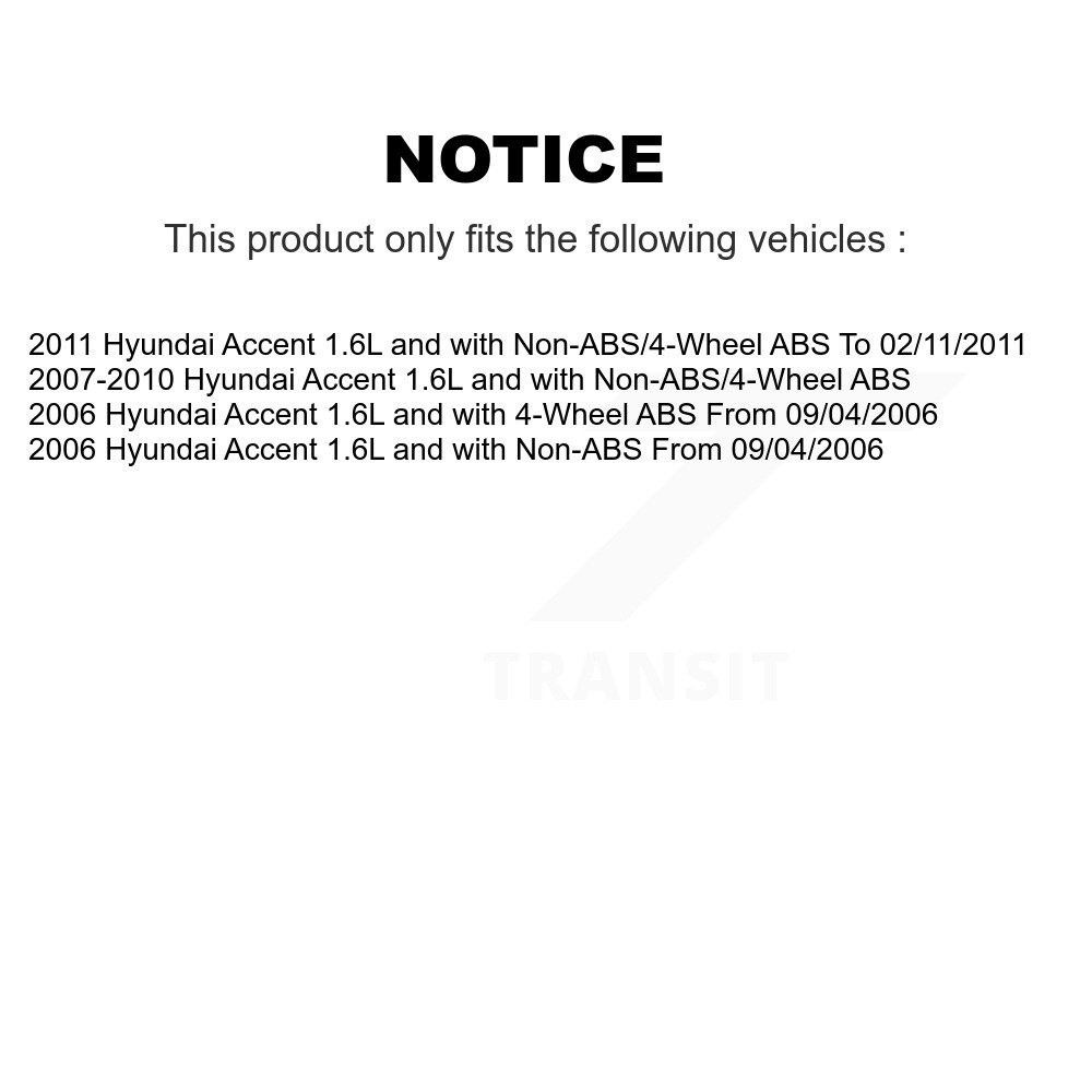 [Arrière droite] Harnais de câblage du capteur de vitesse arrière droit ABS pour Hyundai Accent SEN-2ABS2238