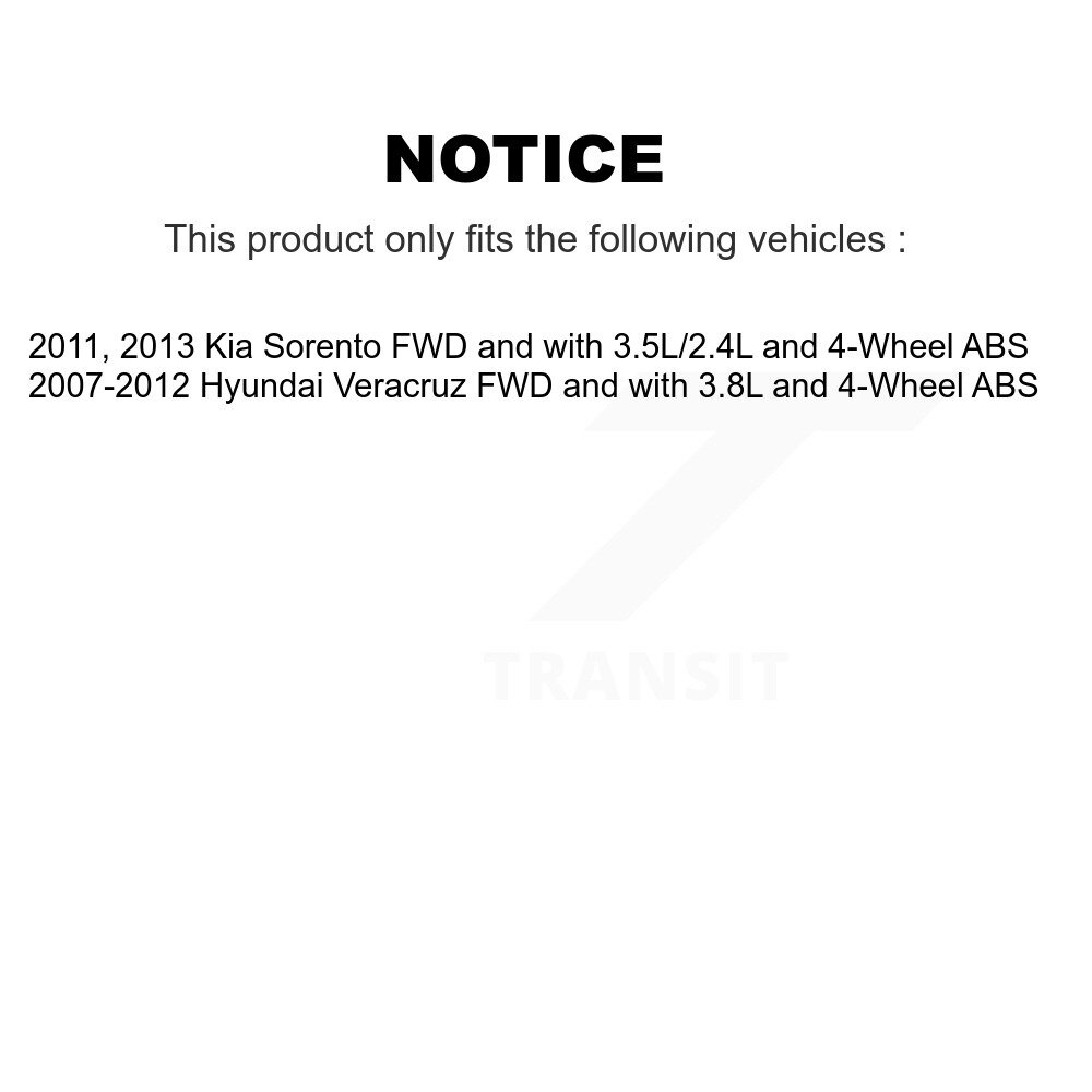 [Arrière droite] Arrière droite ABS Capteur de vitesse de roue Harnais de câblage pour Kia Sorento Hyundai