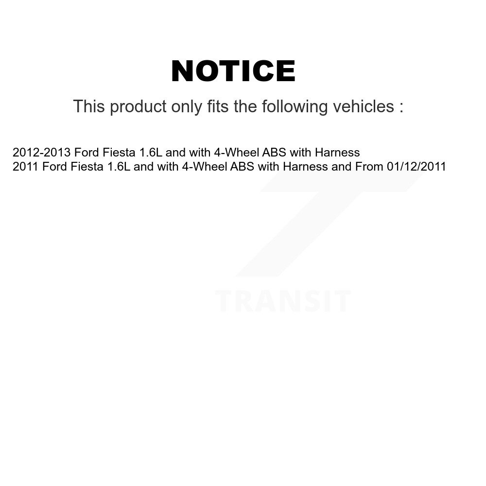 [Front] Capteur de vitesse avant ABS pour Ford Fiesta 1.6L avec 4 roues SEN-2ABS2464