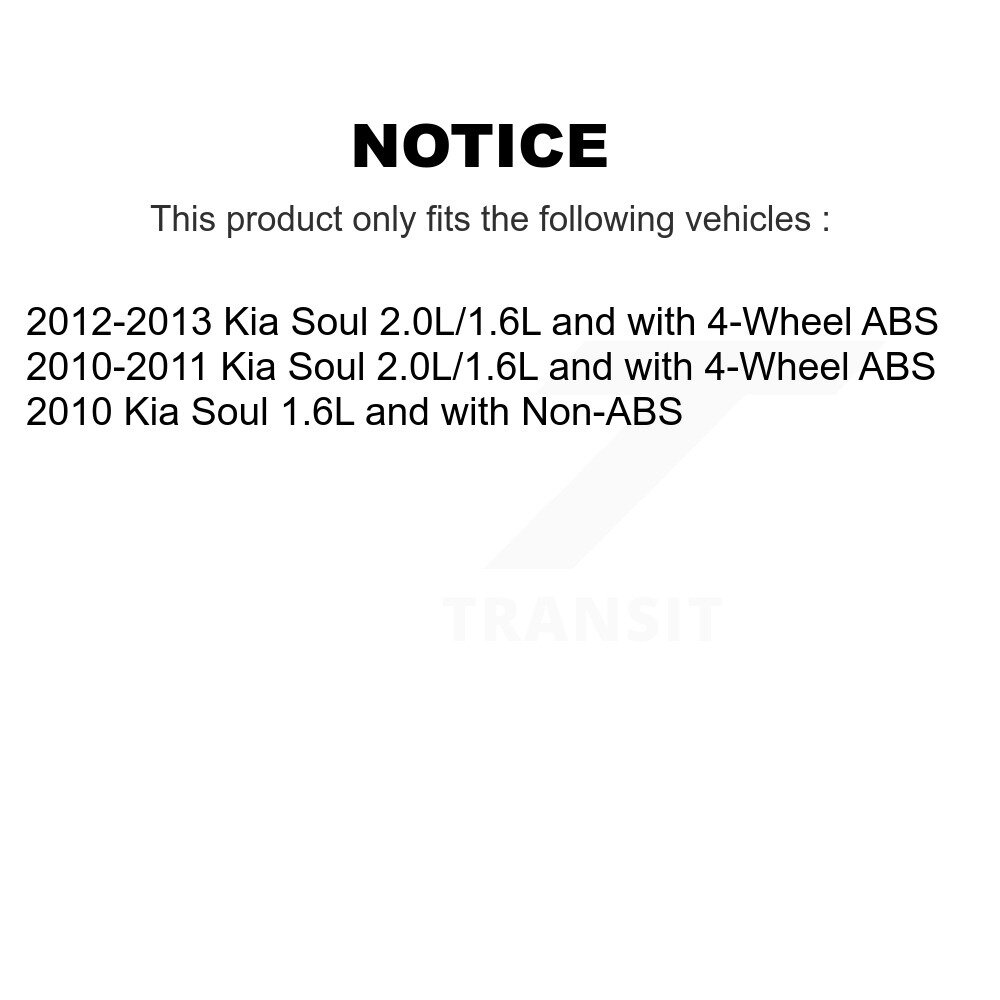 [Arrière gauche] Arrière gauche ABS Capteur de vitesse de roue Harnais de câblage pour Kia Soul w SEN-2ABS2609