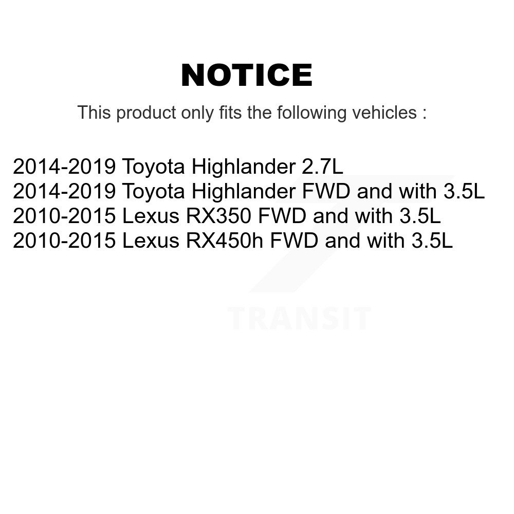 [Arrière gauche] Harnais de câblage du capteur de vitesse arrière ABS pour Toyota Highlander Lexus RX350