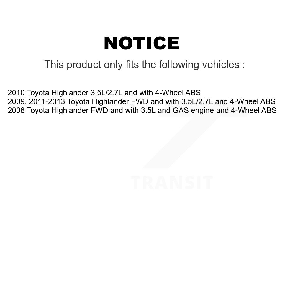 [Arrière droite] Arrière droit ABS Capteur de vitesse de roue Harnais de câblage pour Toyota Highlander
