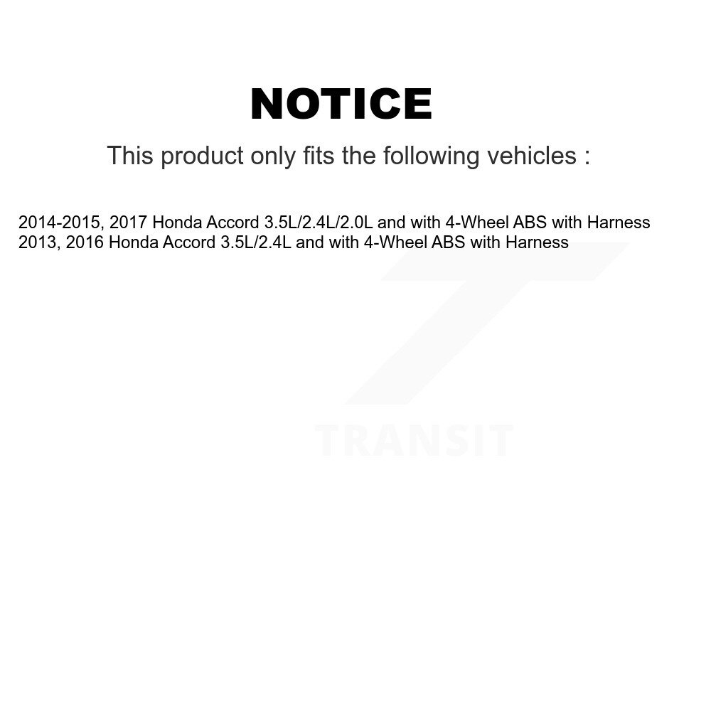 [Arrière] Capteur de vitesse arrière ABS pour Honda Accord avec harnais SEN-2ABS2839