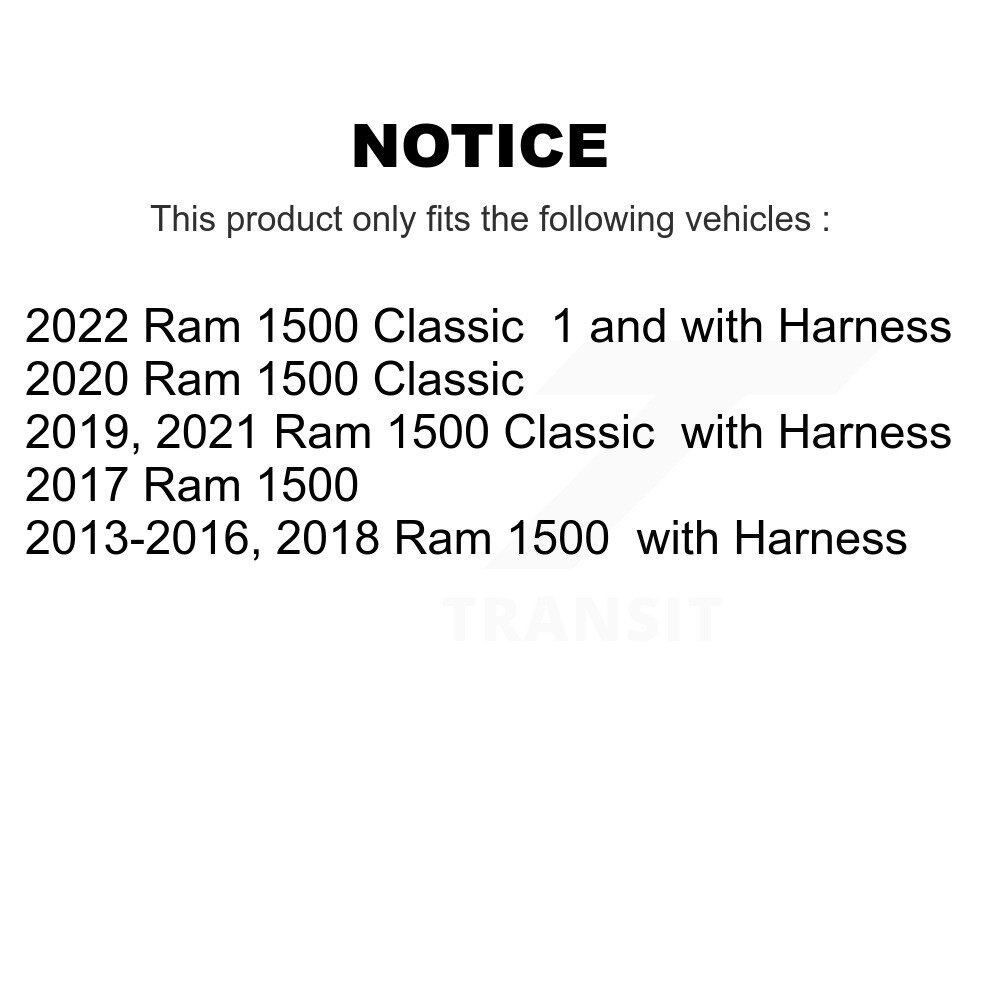 [Front] Capteur de vitesse de roue ABS avant pour Ram 1500 Classic SEN-2ABS2898