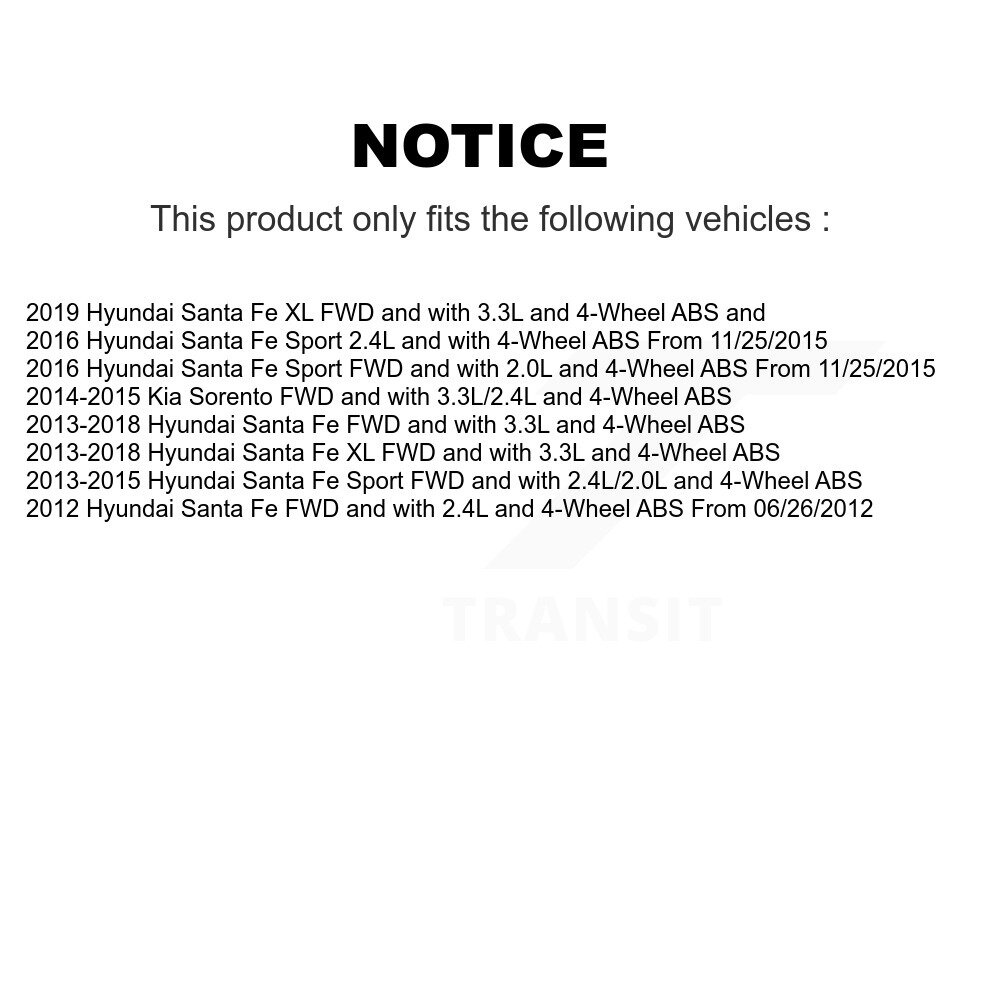 [Arrière droite] Arrière droit ABS Capteur de vitesse de roue Wiring Harnais pour Hyundai Santa Fe Sport Kia