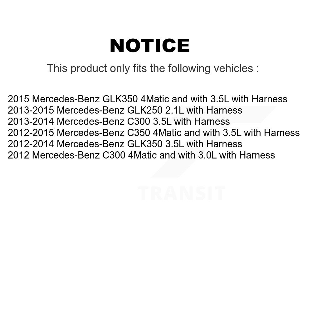 [Front] Capteur de vitesse de roue avant ABS pour Mercedes-Benz C300 GLK250 GLK350 C350
