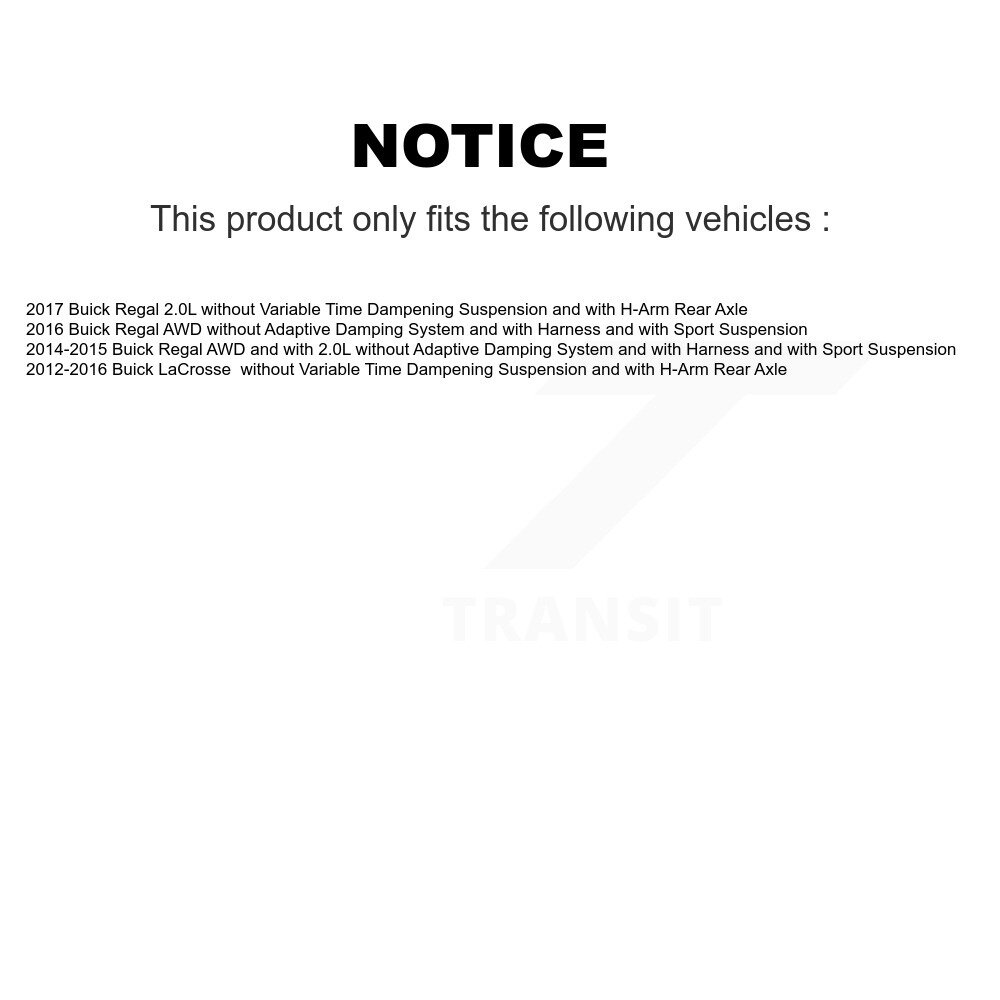 [Arrière gauche] Capteur de vitesse de roue ABS arrière gauche pour Buick Regal 2.4L/2.0L 2017 avec 4 roues