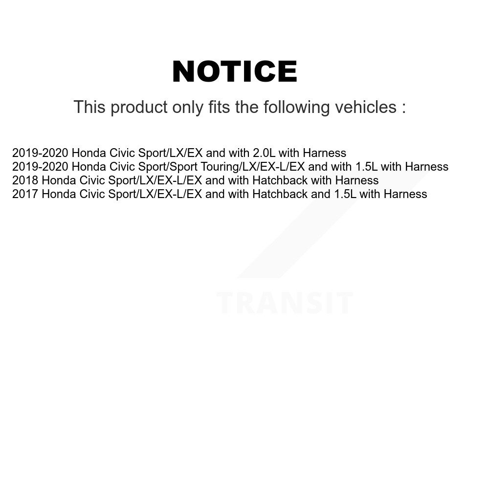 [Arrière] Capteur de vitesse de roue ABS Harnais de câblage pour Honda Civic SEN-2ABS4704