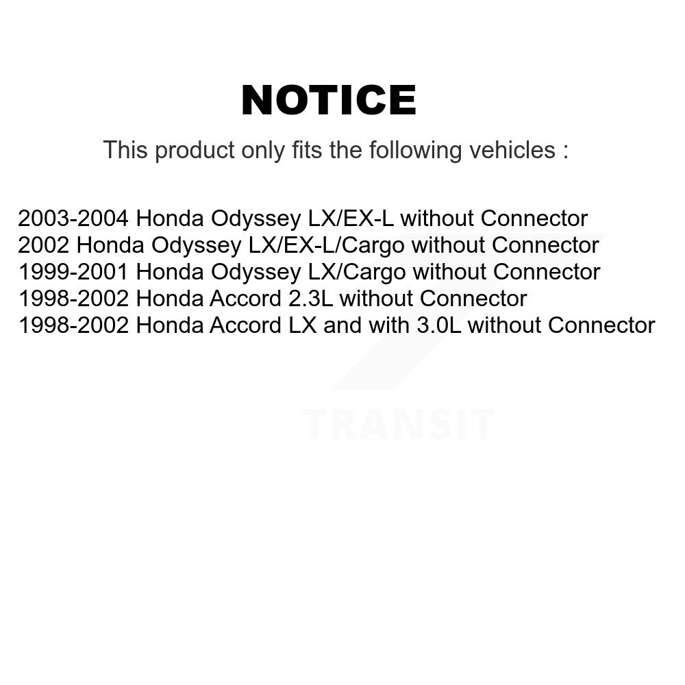 [Front] Résistor HVAC Blower pour Honda Accord Odyssey sans connecteur