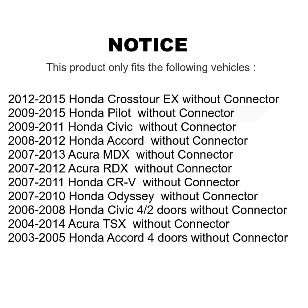 [Front] Module de commande de moteur HVAC pour Honda Civic CR-V Accord Acura Pilot MDX TSX