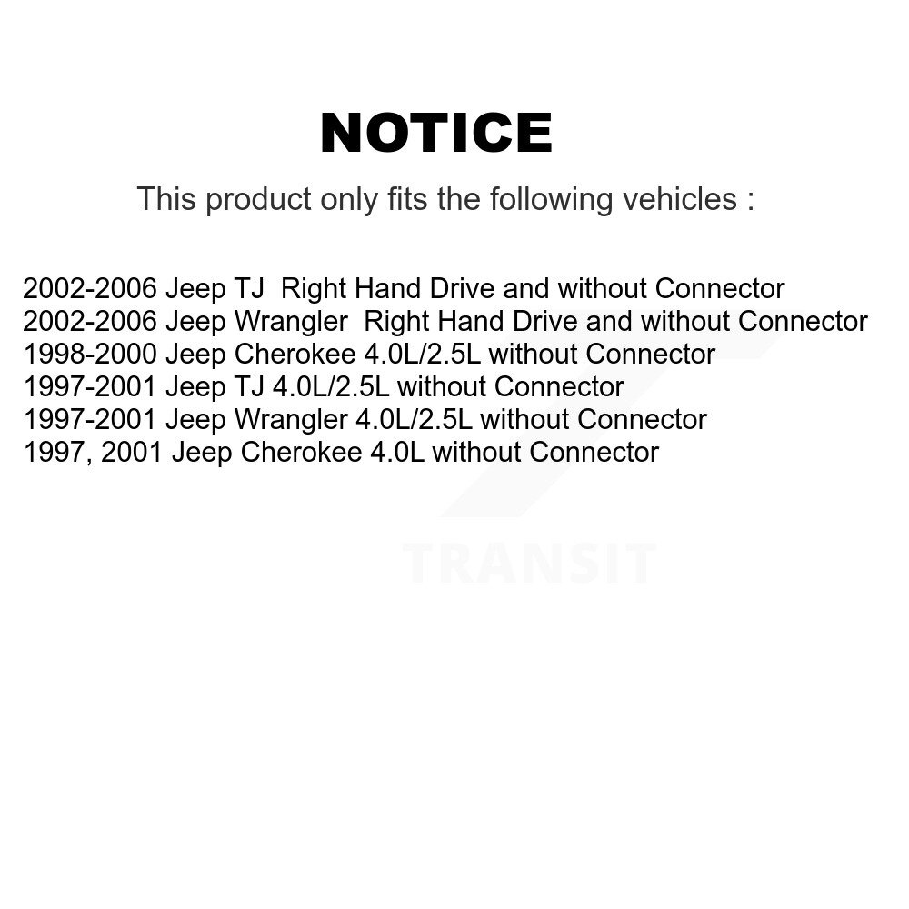 [N/A] Résistor de moteur de souffleur CVAC pour Jeep Wrangler Cherokee TJ SEN-2BMR0035