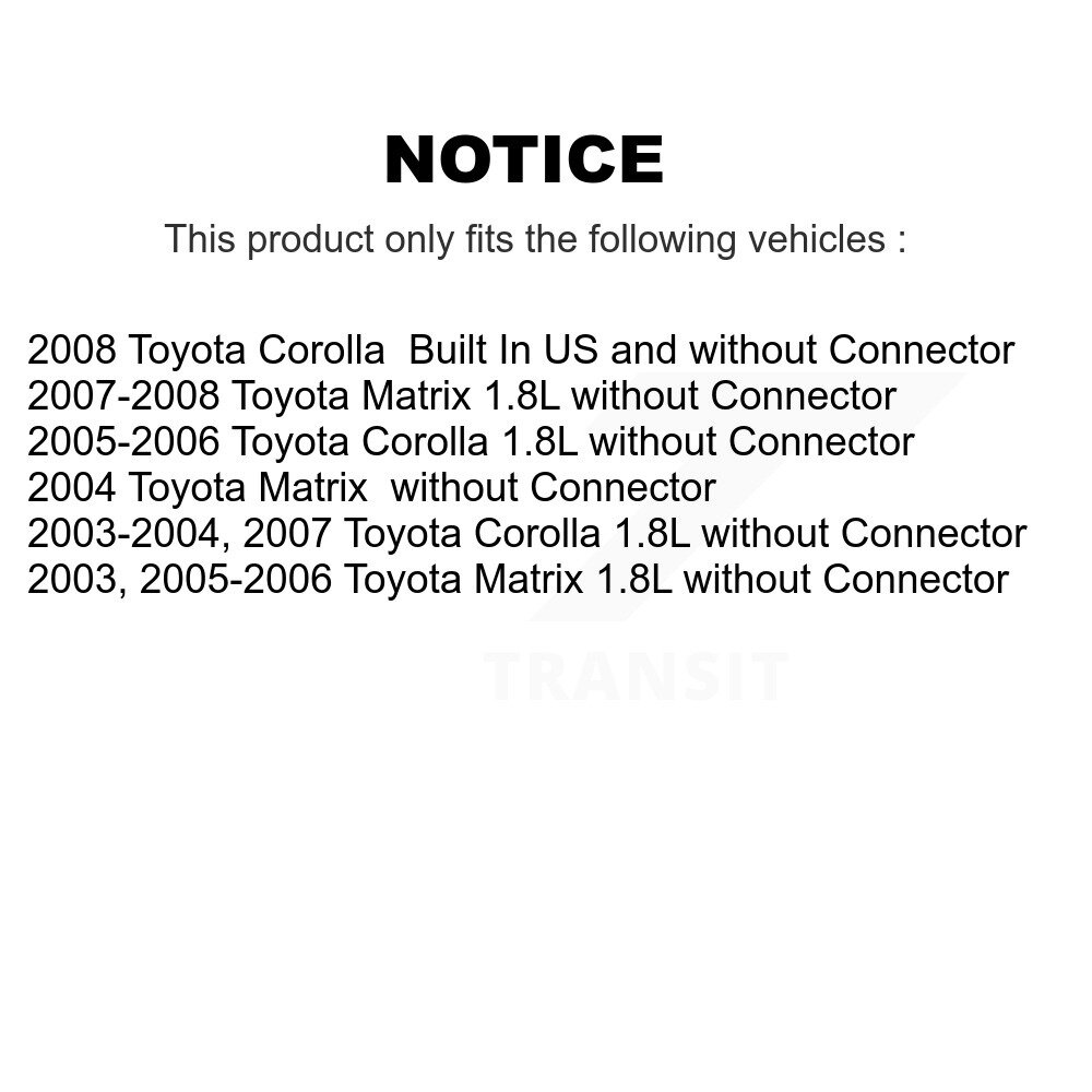 [N/A] Résistance de moteur de ventilateur HVAC pour Toyota Corolla Matrix SEN-2BMR0046