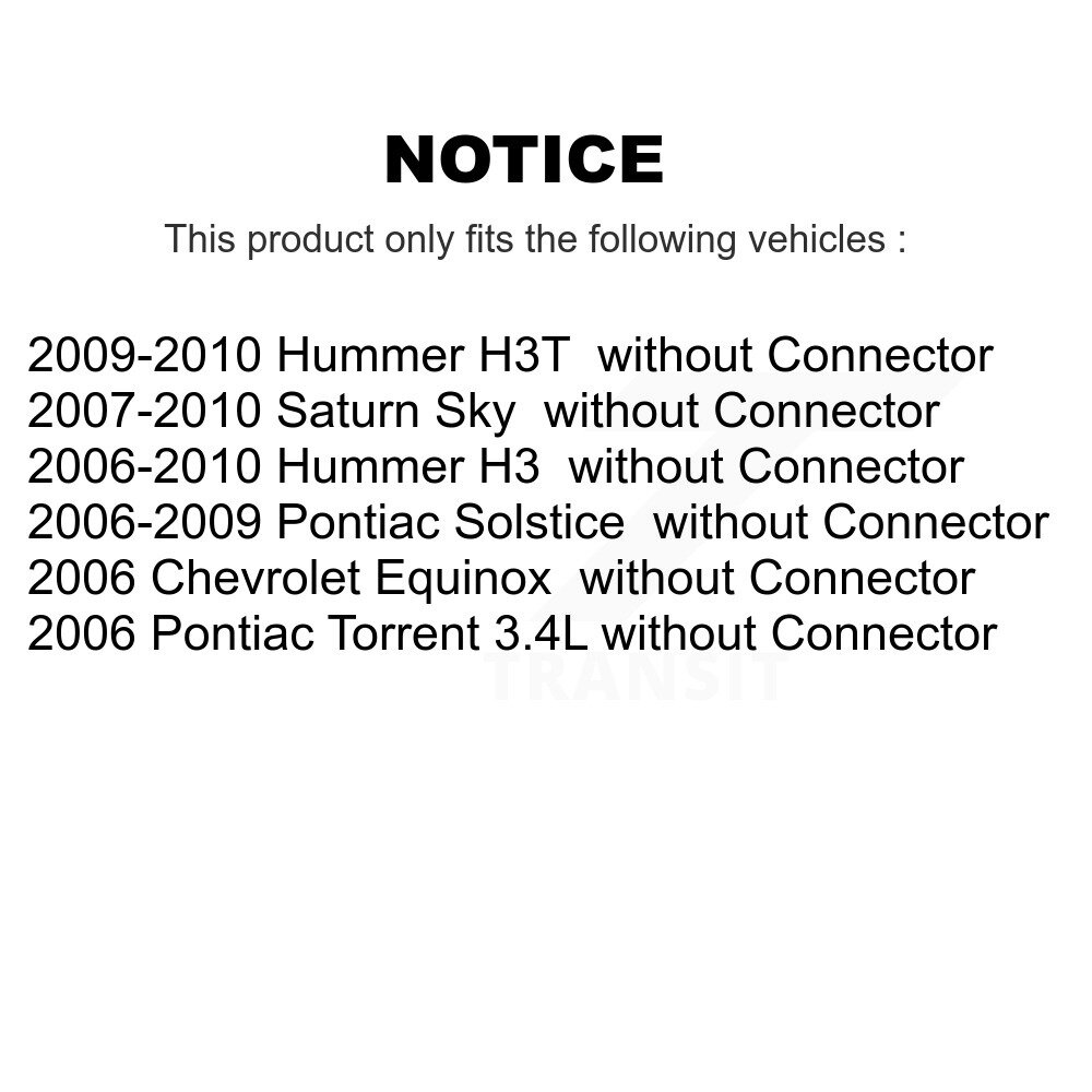 [N/A] Résistor de moteur à souffleur HVAC pour le solstice Pontiac Hummer H3 Chevrolet Equinox Ciel