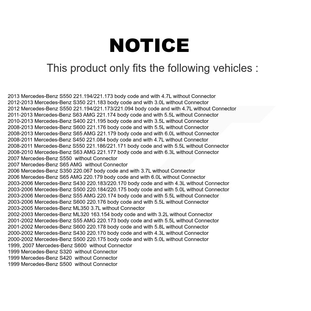 [Centre] Module de commande de moteur pour Mercedes-Benz S550 ML350 S430 S500 S450 S55