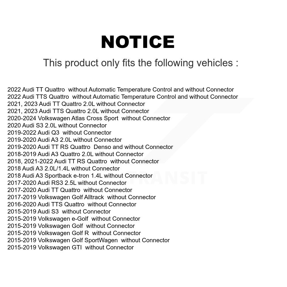 [N/A] Module de commande de moteur pour Volkswagen Golf Audi Sport Wagen Q3 Atlas R