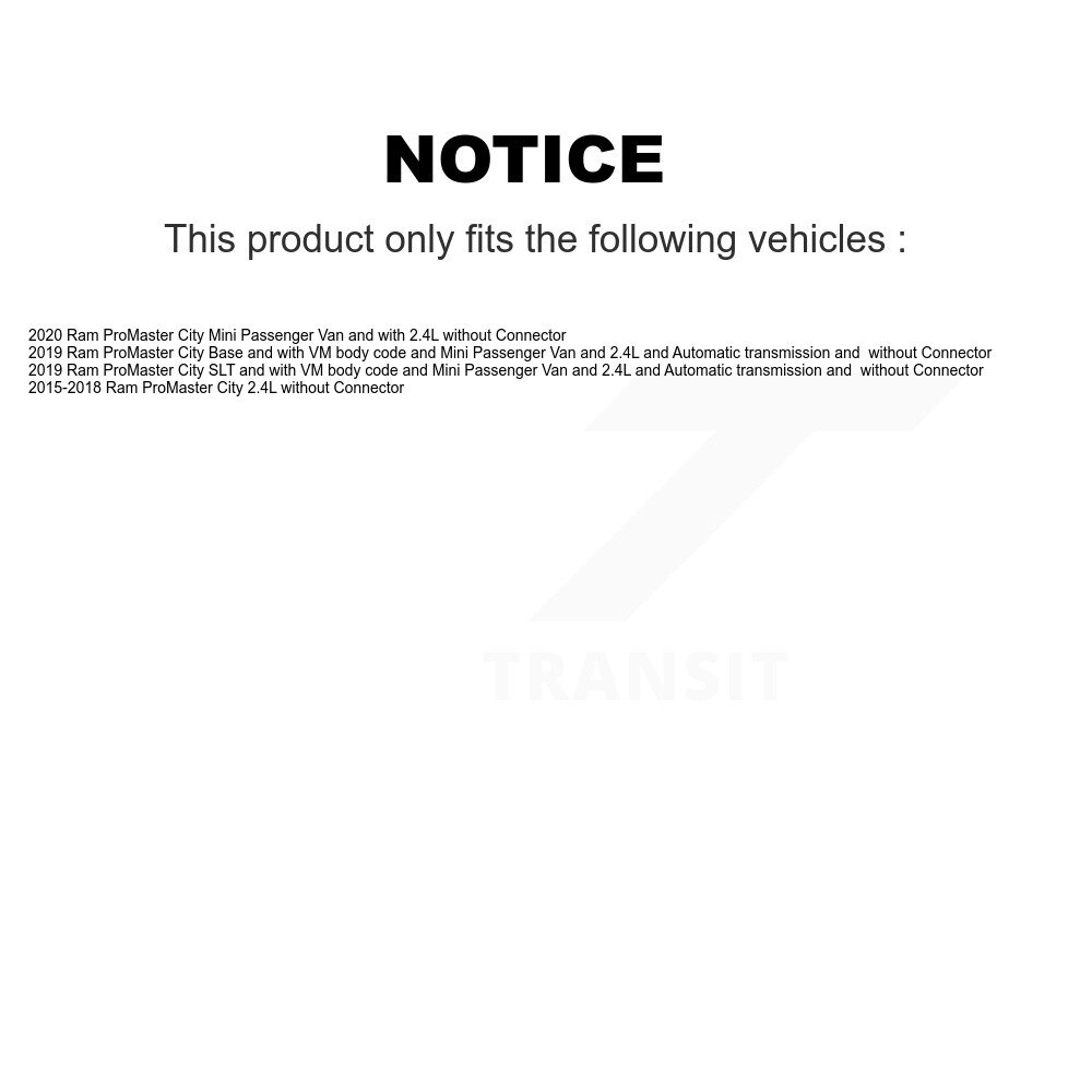 [N/A] Résistor de moteurs pour Ram ProMaster City sans connecteur SEN-2BMR0367