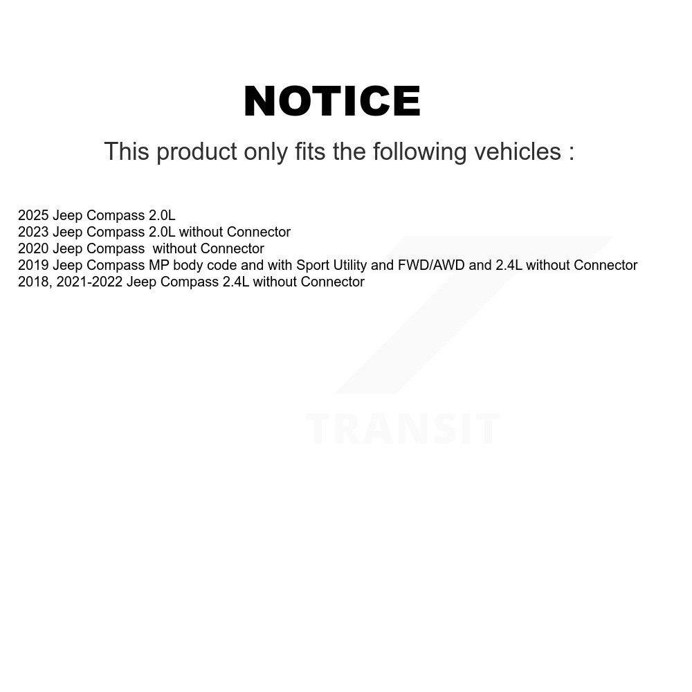 [N/A] Résistor de moteur de souffleur CVAC pour Jeep Compass SEN-2BMR0377