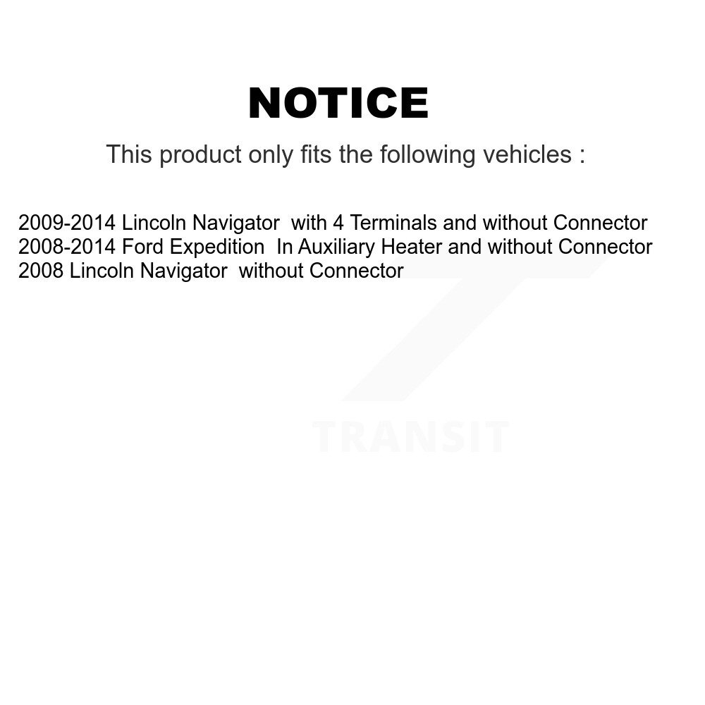 [Front] Résistor de moteur pour Ford Expédition Lincoln Navigator SEN-2BMR0540