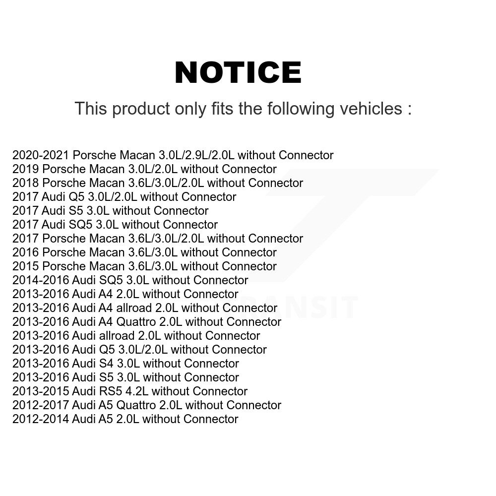 [N/A] Module de commande de moteur pour Audi Q5 Porsche Macan A4 Quattro A5 S4 S5