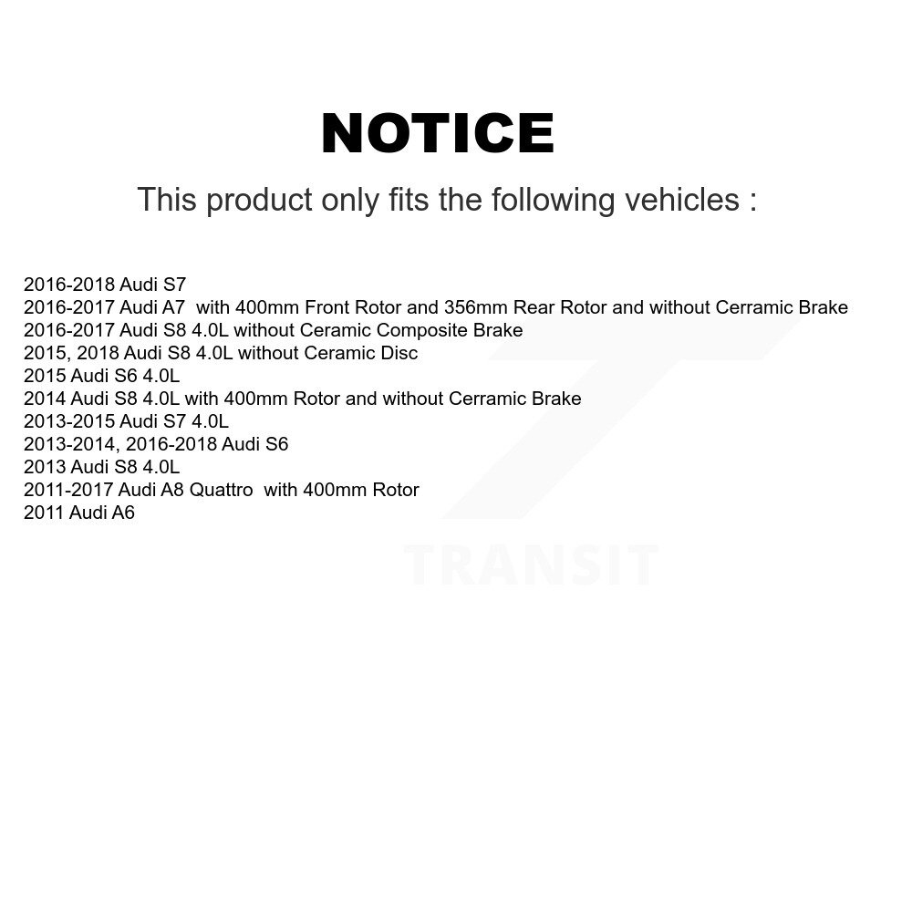 [Front] Plaquettes de frein Capteur d'usure pour Audi A8 Quattro A6 A7 S6 S7 S8 SEN-2BWS0015