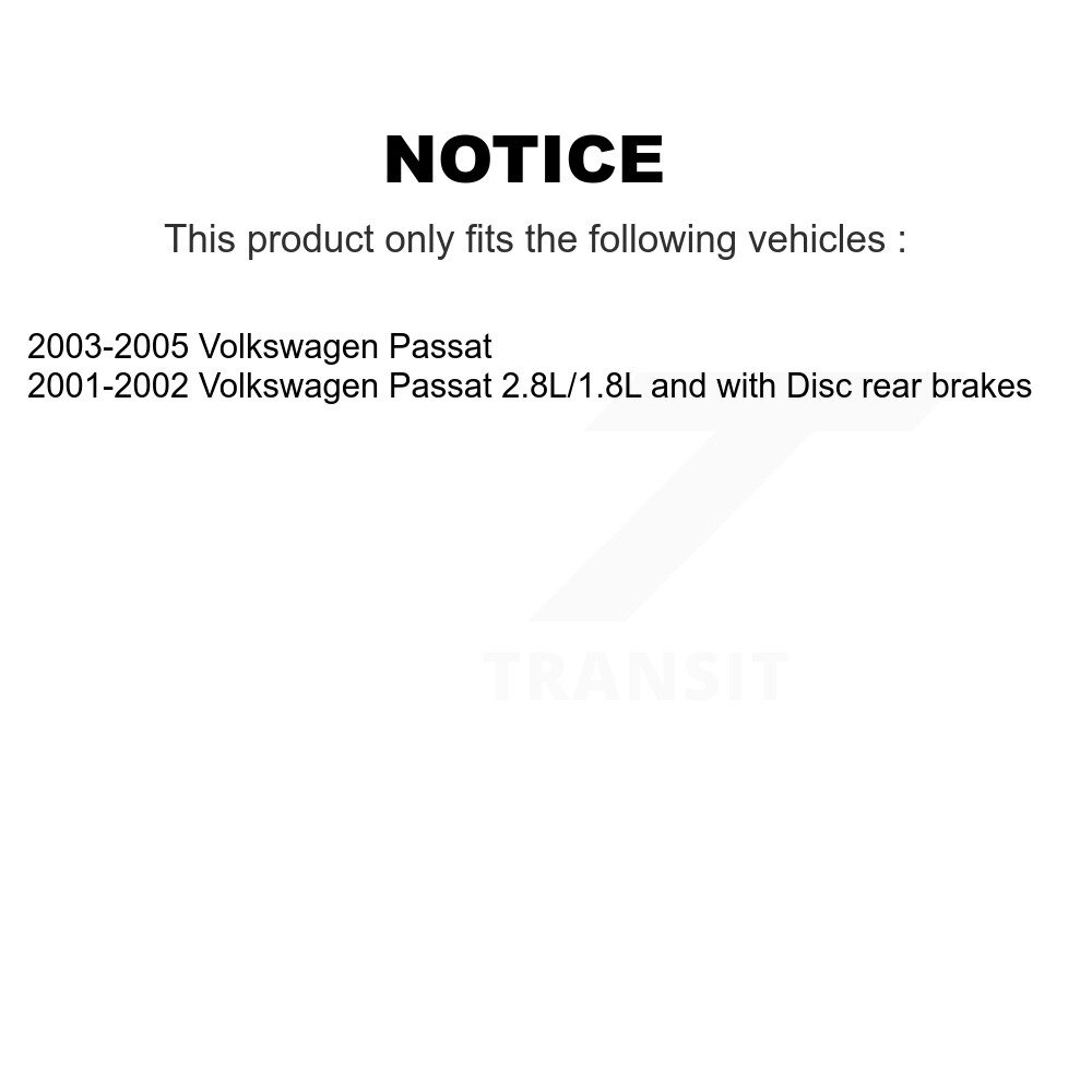[Front] Plaquettes de frein avant Capteur d'usure pour Volkswagen Passat SEN-2BWS0138