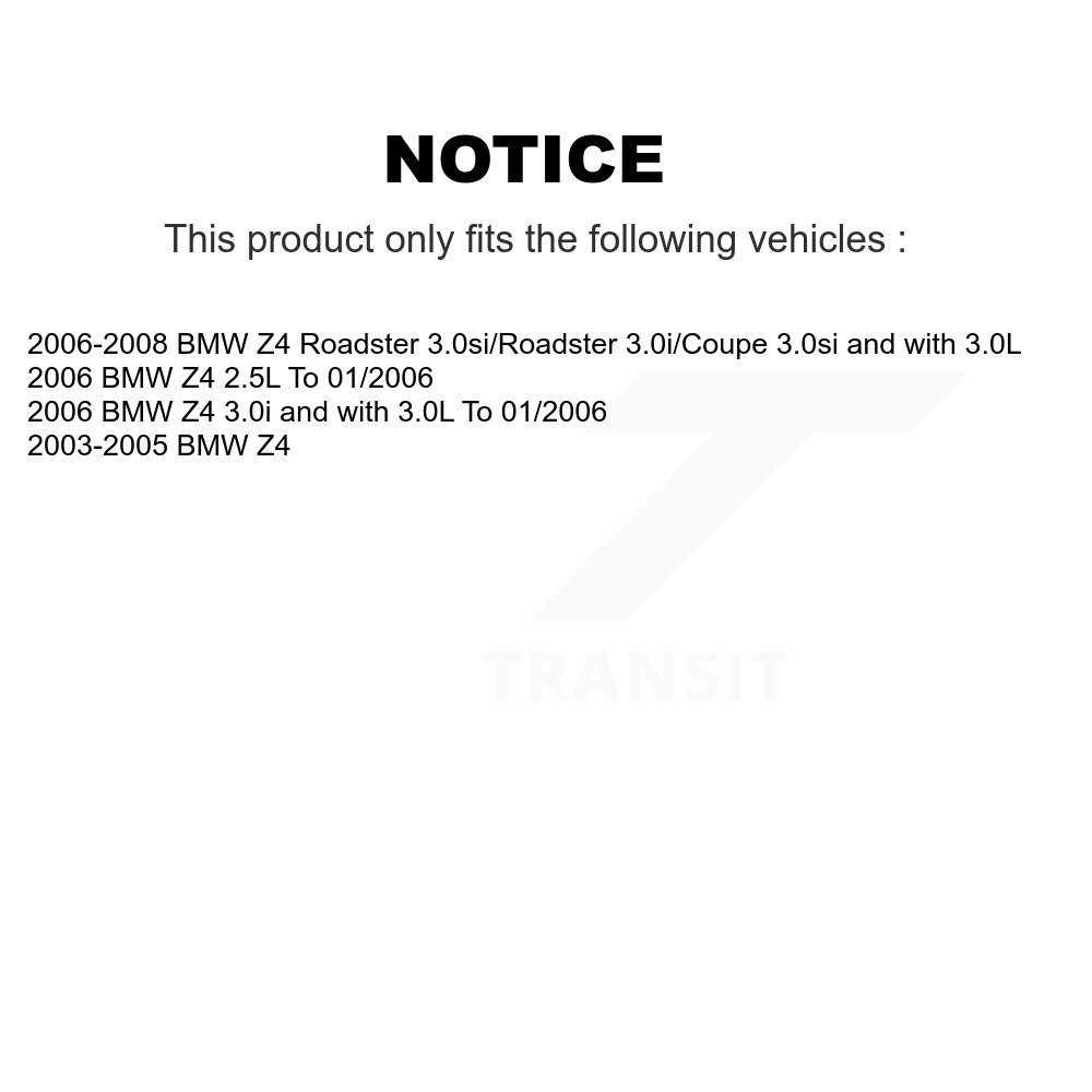 [Arrière] Plaquettes de frein arrière Capteur d'usure pour BMW Z4 SEN-2BWS0143