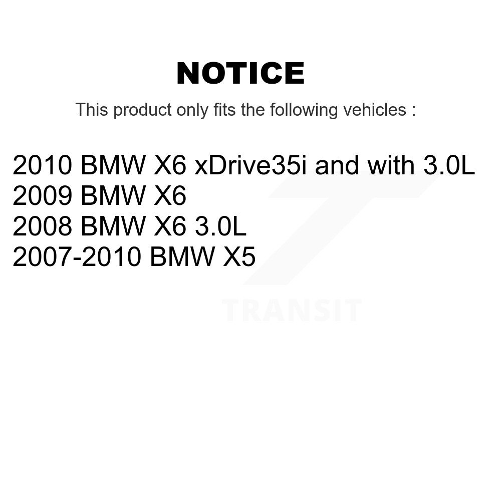 [Front] Plaquettes de frein avant Capteur d'usure pour BMW X5 X6 SEN-2BWS0201