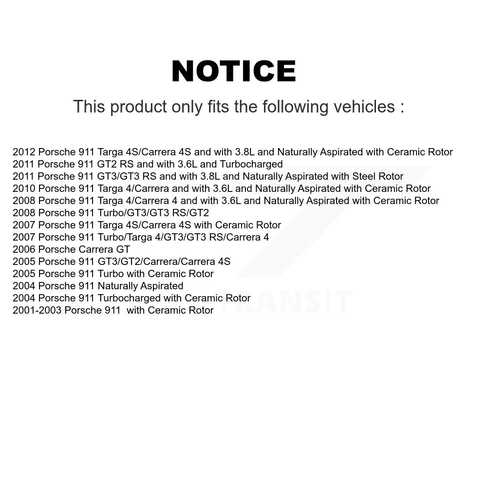 [Front] Capteur d'usure des plaquettes de frein pour Porsche 911 Carrera GT SEN-2BWS0217