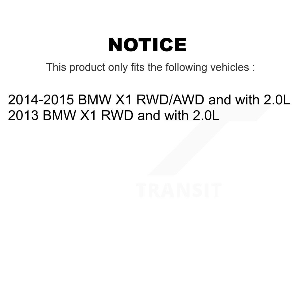 [Front] Plaquettes de frein avant Capteur d'usure pour BMW X1 SEN-2BWS0252