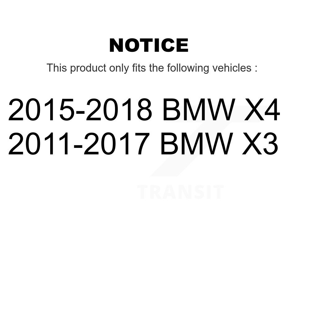 [Front] Plaquettes de frein avant Capteur d'usure pour BMW X3 X4 SEN-2BWS0264