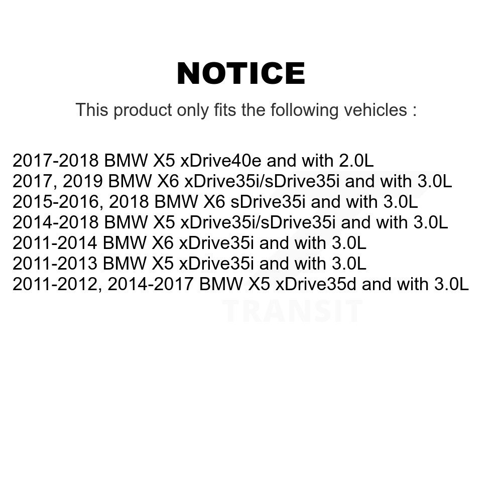 [Front] Plaquettes de frein avant Capteur d'usure pour BMW X5 X6 SEN-2BWS0270
