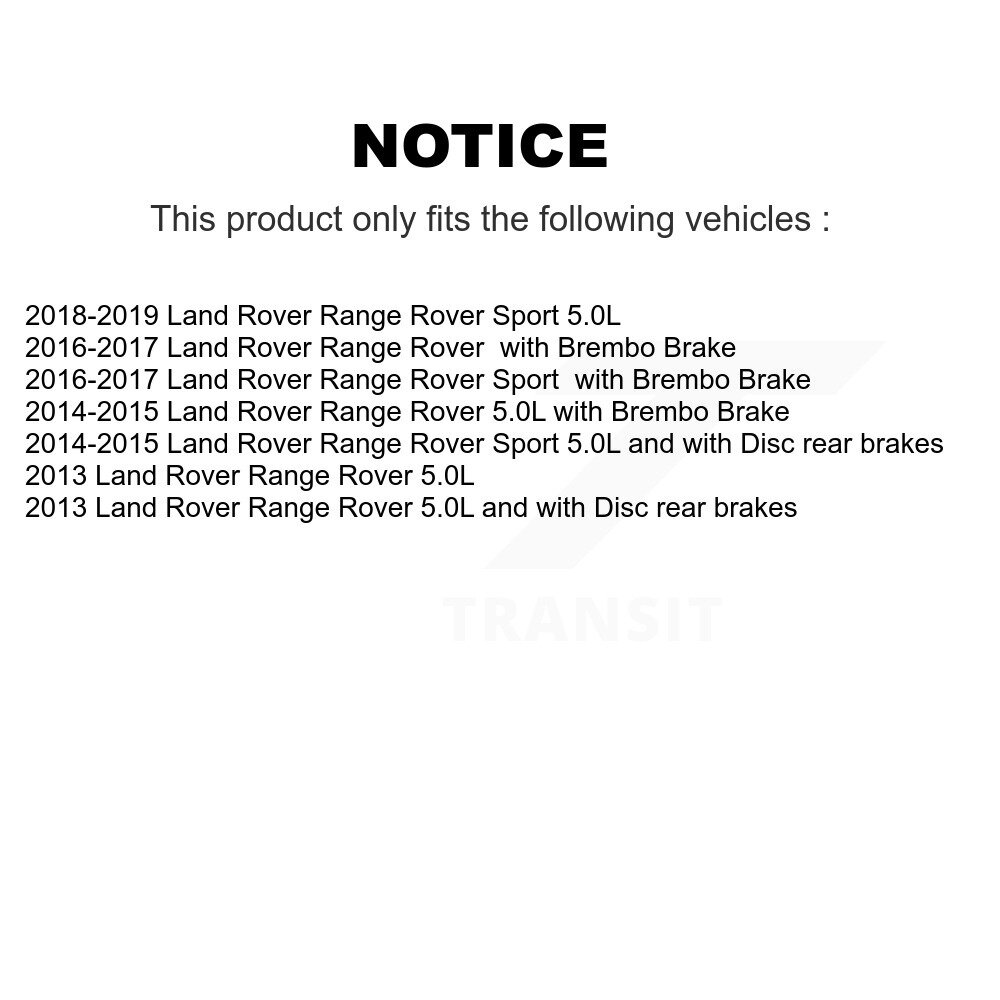 [Front] Plaquettes de frein avant Capteur d'usure pour Land Rover Range Sport SEN-2BWS0306