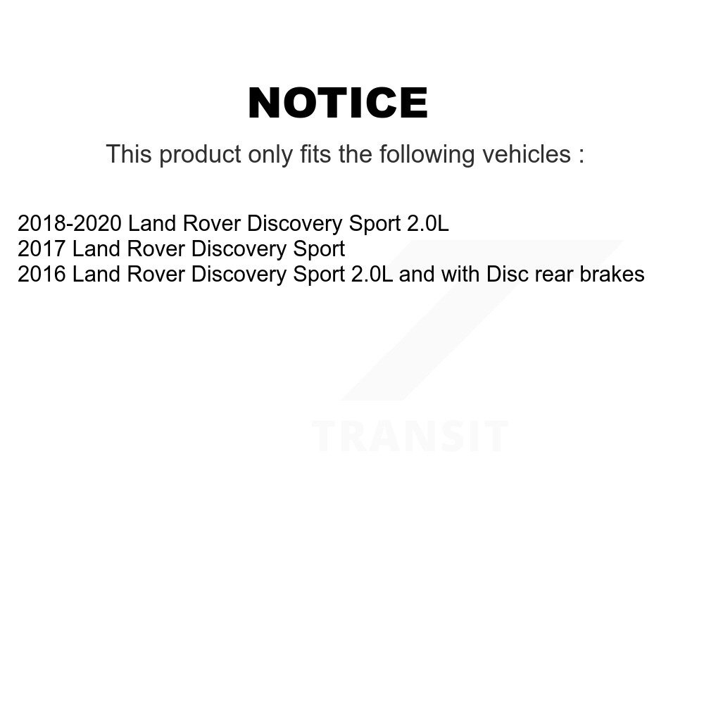 [Arrière] Plaquettes de frein arrière Capteur d'usure pour Land Rover Discovery Sport SEN-2BWS0439