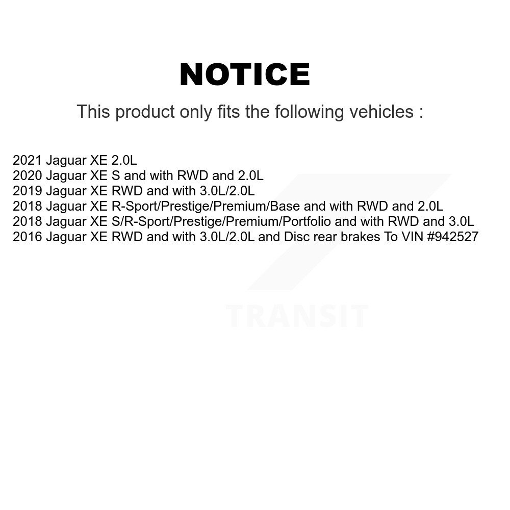 [Front] Capteur d'usure des plaquettes de frein avant pour Jaguar XE SEN-2BWS0490