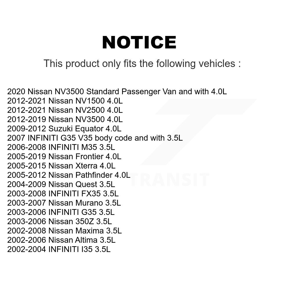 [Droit] Capteur de position Camshaft moteur pour Nissan Frontier INFINITI Pathfinder Altima