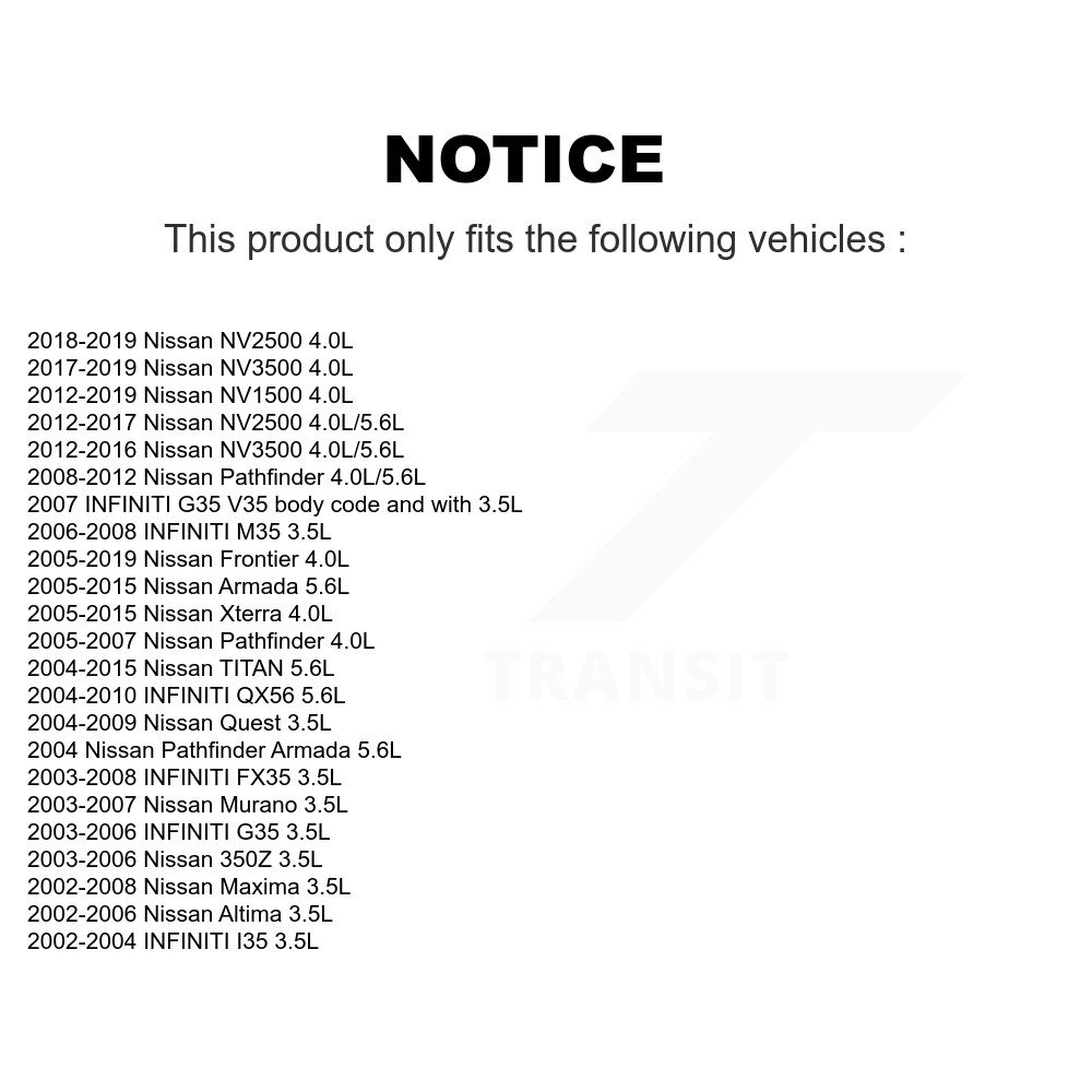 [Gauche] Capteur de position du moteur pour Nissan Frontier INFINITI TITAN Altima Pathfinder G35
