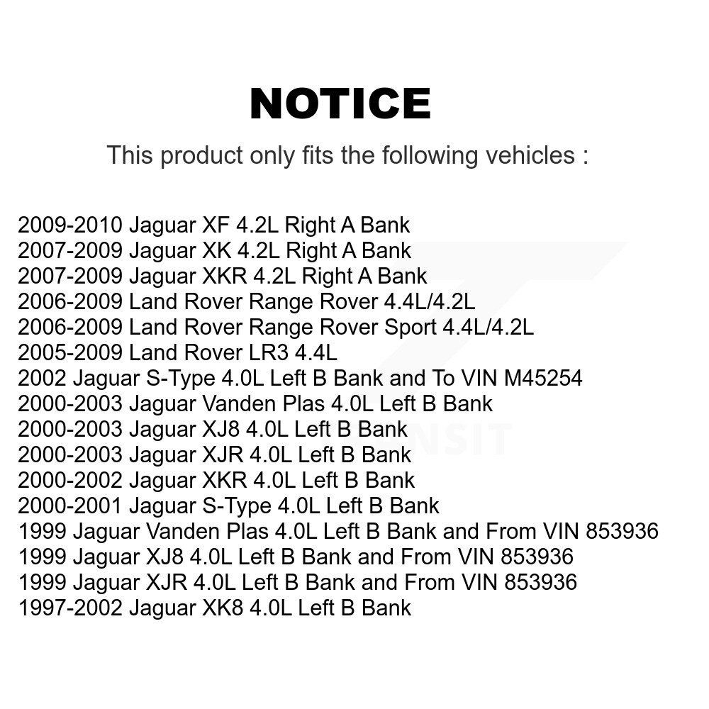 [Gauche] Capteur de position Camshaft pour Land Rover Jaguar LR3 Range Sport XK8 XF XKR