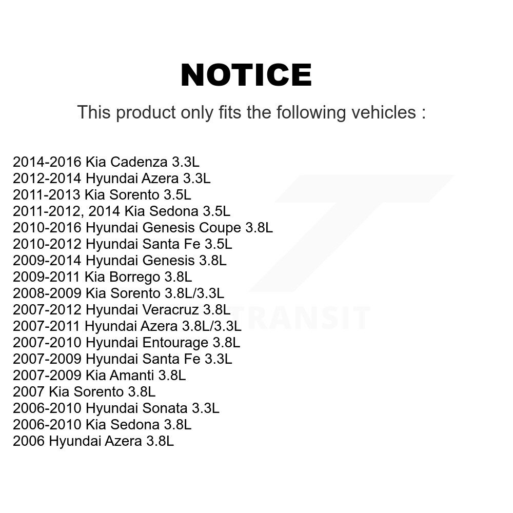[N/A] Capteur de position Camshaft pour Hyundai Santa Fe Kia Sorento Sonata Genèse