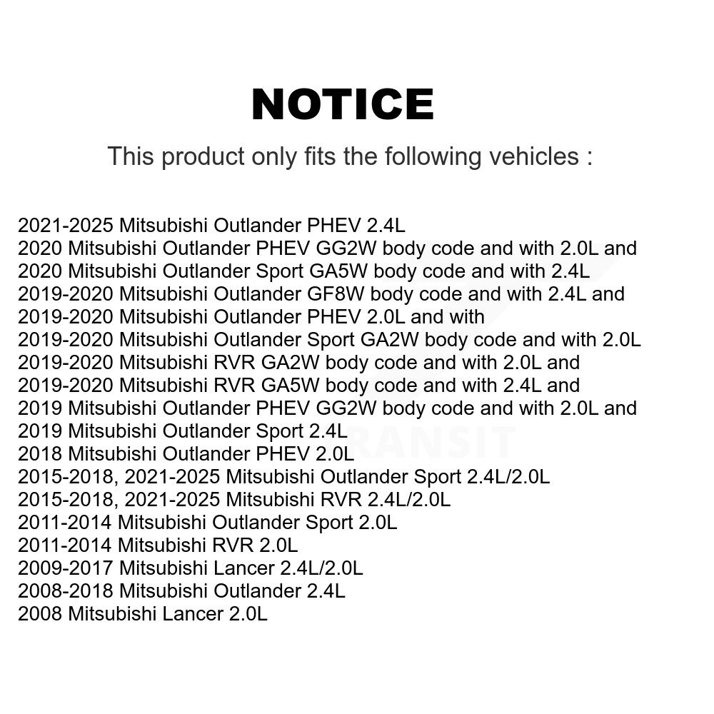 [N/A] Capteur de position du moteur pour Mitsubishi Outlander RVR Lancer PHEV Sport