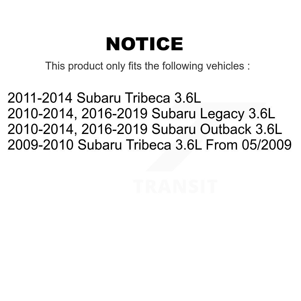 [Arrière] Capteur de position Camshaft moteur pour Subaru Outback Legacy Tribeca 3.6L